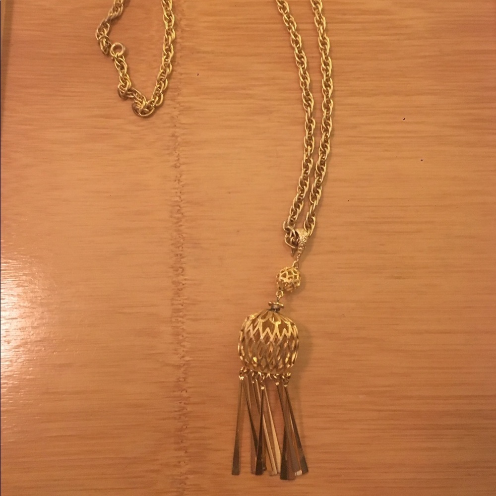 💍Vintage large tassel necklace